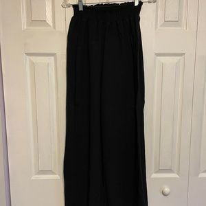 Pink Lilly black beach palazzo pants